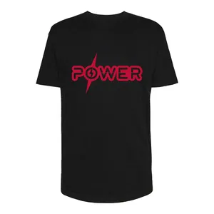 تی شرت لانگ مردانه مدل POWER کد Sh179 رنگ مشکی