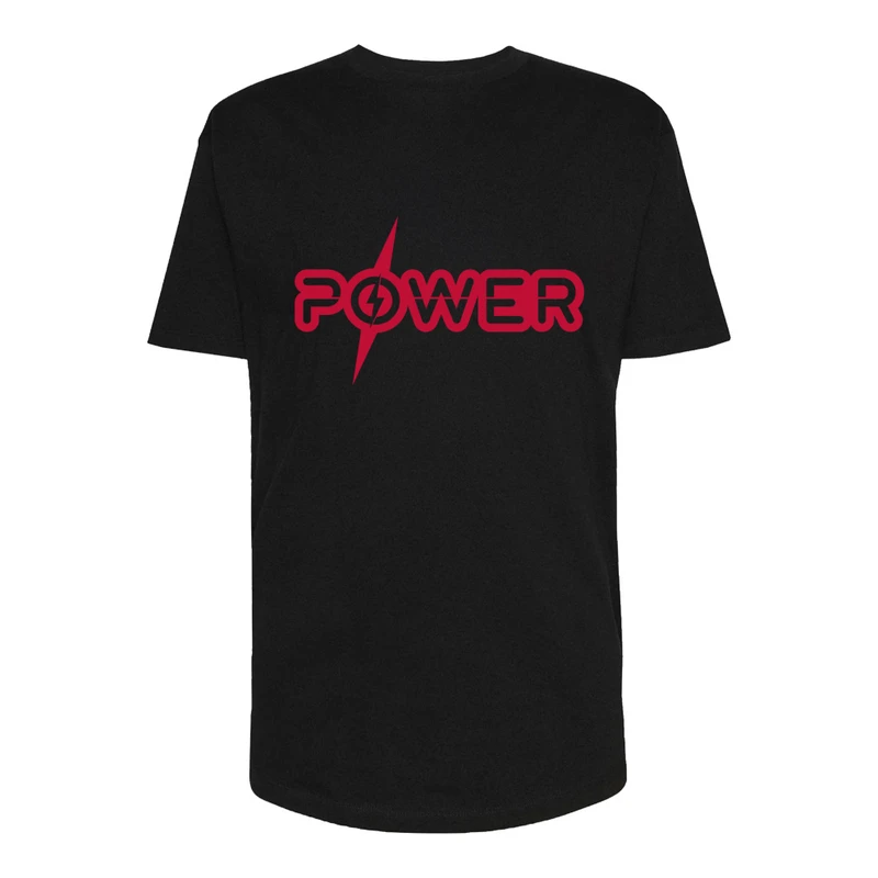 تی شرت لانگ مردانه مدل POWER کد Sh179 رنگ مشکی