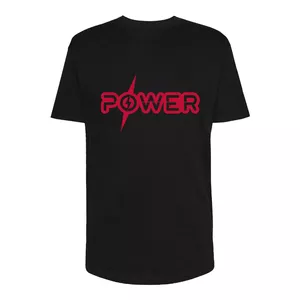 تی شرت لانگ زنانه مدل POWER کد Sh179 رنگ مشکی