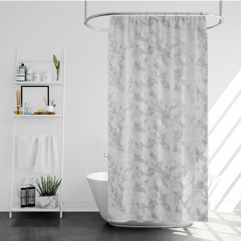 پرده حمام پیسو مدل BZ-20 سایز 180×200 سانتی متر