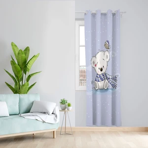 پرده مدل اتاق کودک مخمل پانچی کد 4825 سایز 140x200 سانتی متر