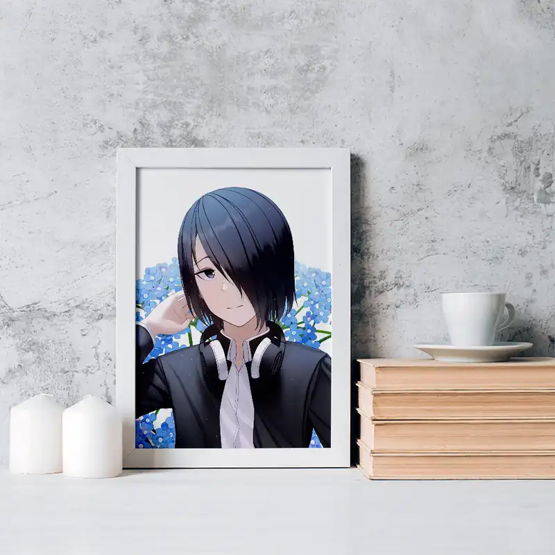 تابلو خندالو مدل یو ایشیگامی انیمه کاگویا ساما کد 16036