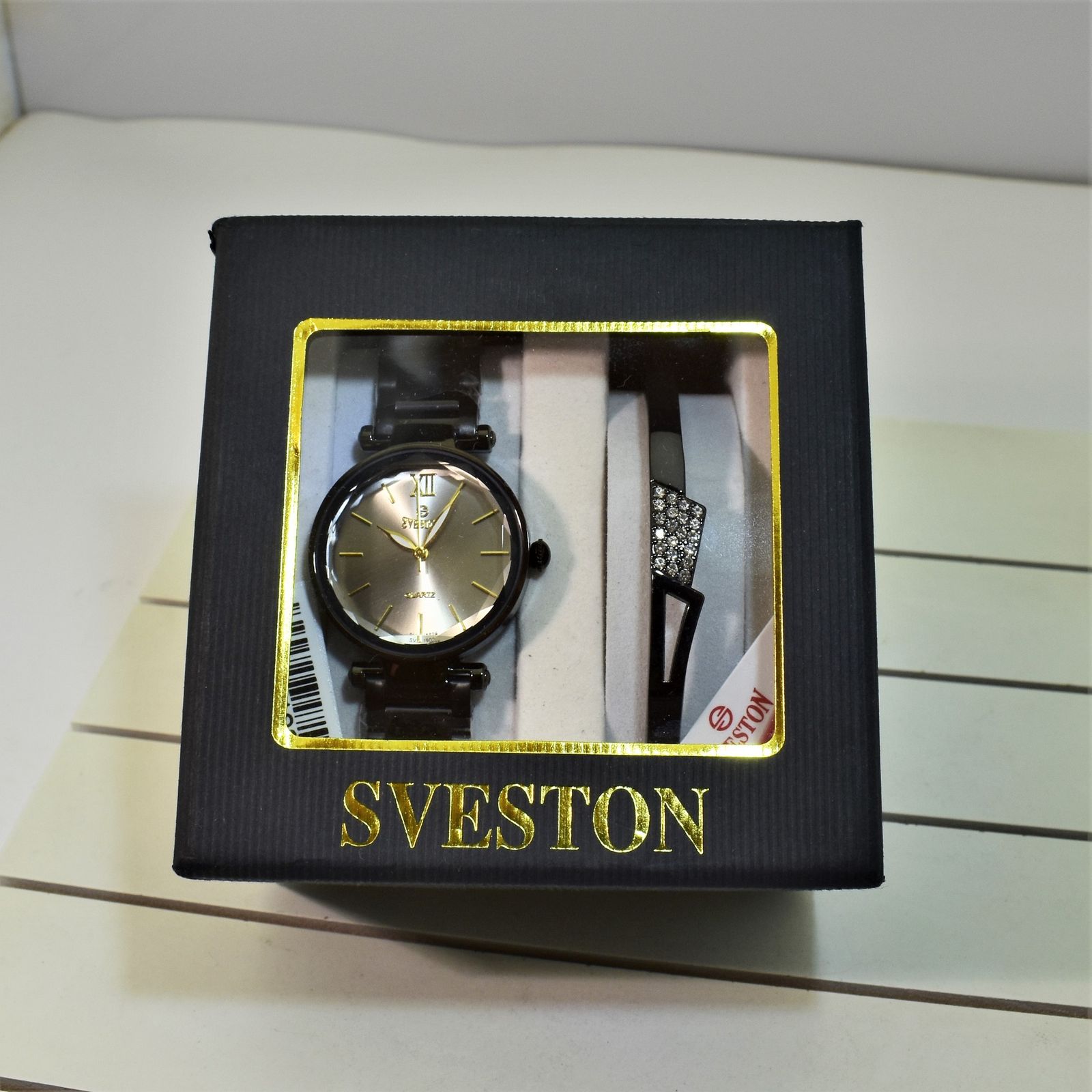 ساعت مچی عقربه ای زنانه سوستون مدل SV-19026 به همراه دستبند -  - 13