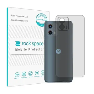 Transparent Rockspace HyGEL phone back protector suitable for Motorola Moto G 2023 mobile phone