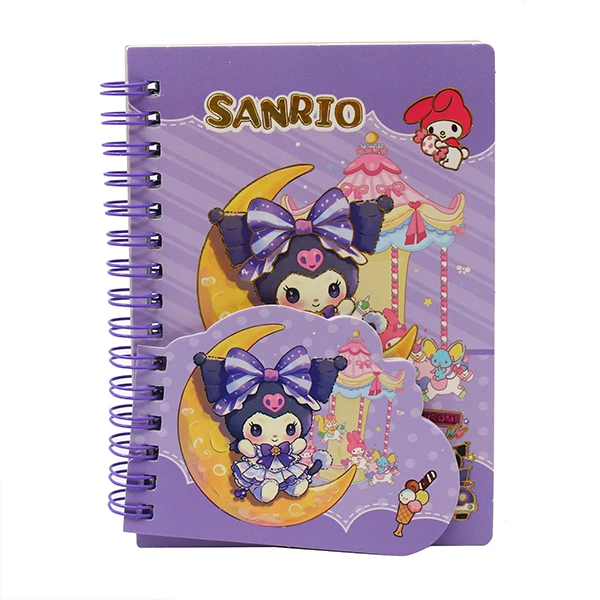 دفترچه یادداشت 30 برگ مدل استیکر دار طرح کرومی