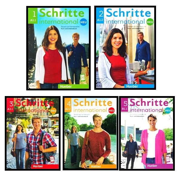 کتاب Schritte International اثر جمعی از نویسندگان انتشارات هوبر 5 جلدی کتاب Schritte International اثر جمعی از نویسندگان انتشارات هوبر 5 جلدی