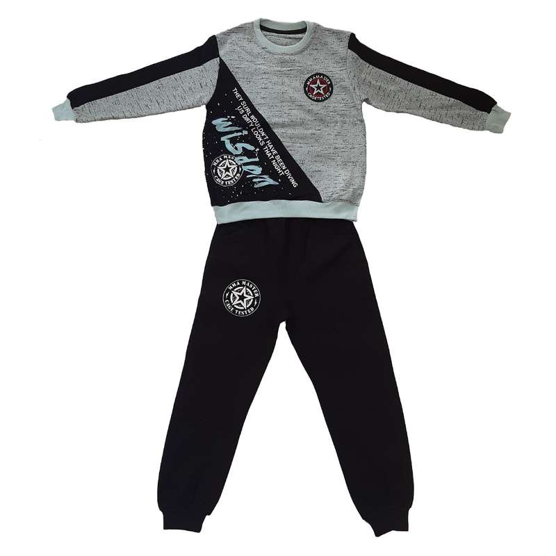 ست سویشرت و شلوار پسرانه مدل ستاره کد 633