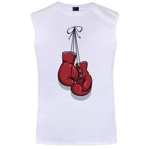 تاپ مردانه مدل بوکس کد B16 رنگ سفید