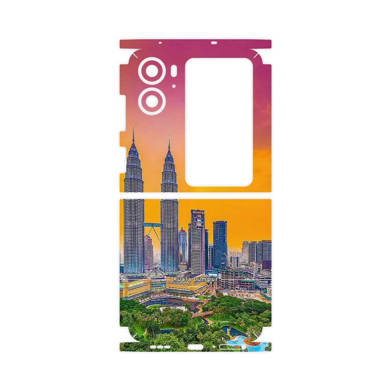 برچسب پوششی ماهوت مدل City of Kuala Lumpur-FullSkin مناسب برای گوشی موبایل اپو Find N2 Flip