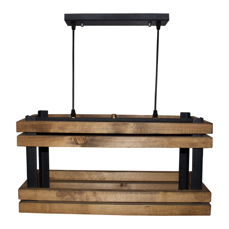 لوستر آویز سه شعله مدل Dark Wood کد 306