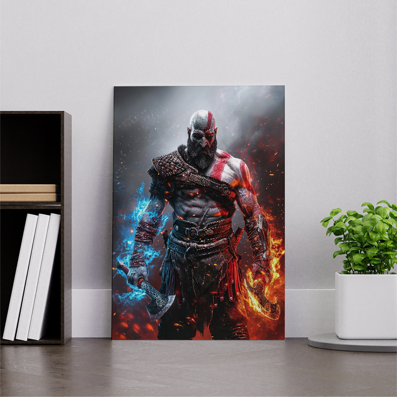 تابلو شاسی کارنیکا طرح گیمینگ gaming کد 053 مجموعه 4 عددی