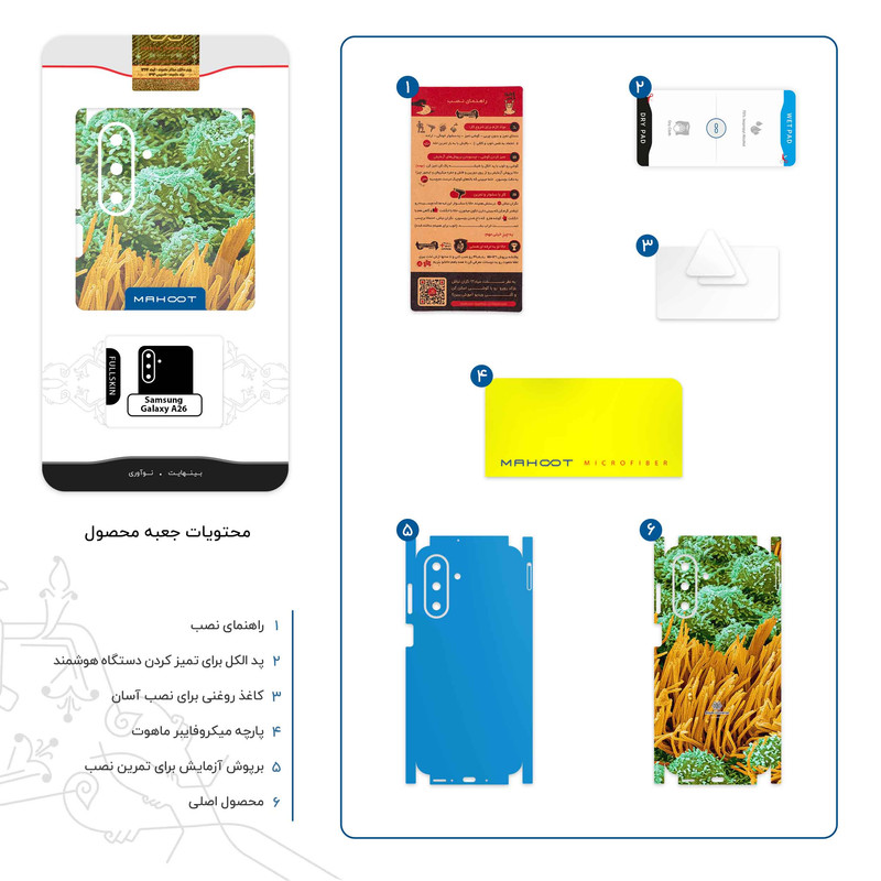 برچسب پوششی ماهوت مدل Atom Universe 6-FullSkin مناسب برای گوشی موبایل سامسونگ Galaxy A26