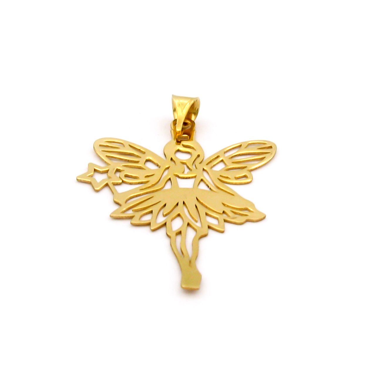 آویز گردنبند طلا 18 عیار زنانه کاپانی طرح فرشته کد KP004 -  - 5