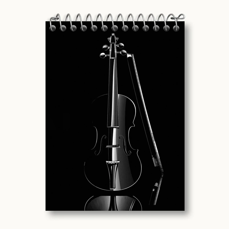 دفتر یادداشت 50 برگ خندالو مدل ویولن Violin کد 27951