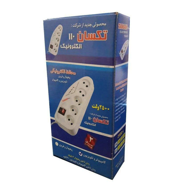 چندراهی برق و محافظ تکسان مدل tekno