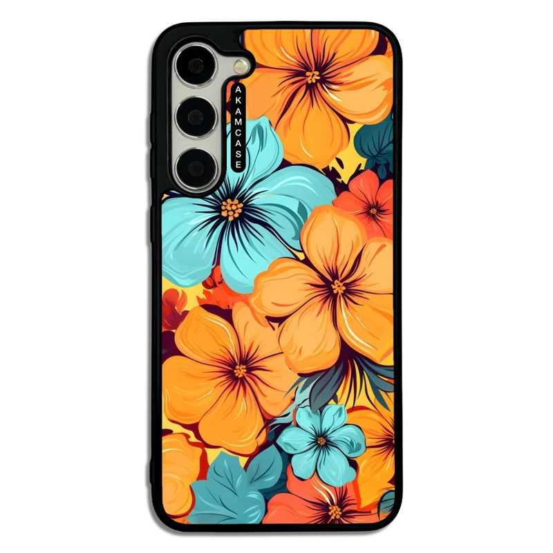 کاور آکام مدل AMC-WSGS23P-FLOWERS-38 مناسب برای گوشی موبایل سامسونگ Galaxy S23 Plus