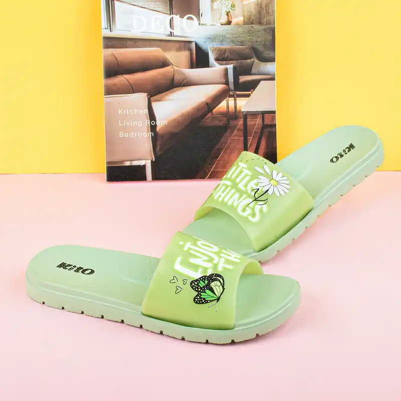 دمپایی زنانه کیتو مدل از چیزای کوچیک لذت ببر کد 4003