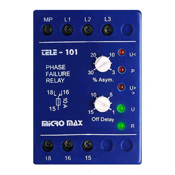 رله کنترل فاز تله میکرومکس مدل TELE-101