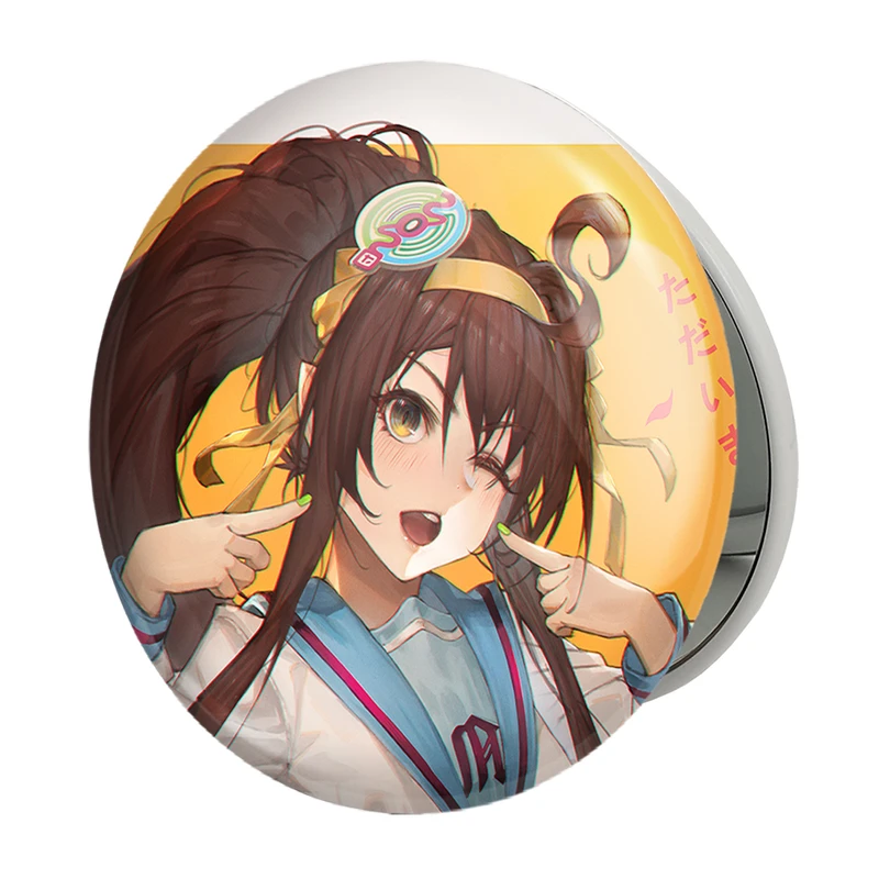 آینه جیبی خندالو طرح انیمه ناپدید شدن هاروهی سوزومیا مدل تاشو کد 24336 