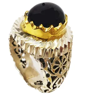 انگشتر نقره مردانه مدل اپال اصل 100104