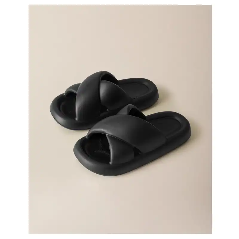 دمپایی مادام کوکو مدل Faustin SİYAH