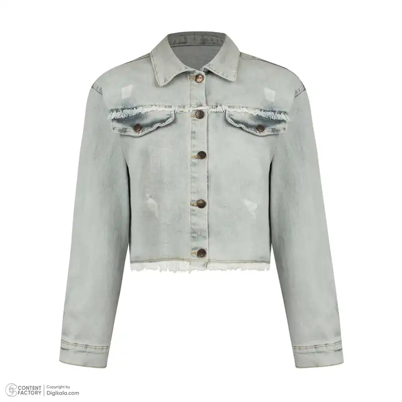 ست کت و دامن جین دخترانه تیپ تاپ مدل ‏24033B201314