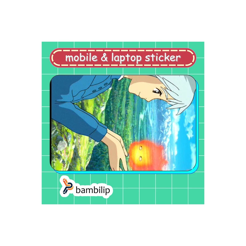استیکر بامبیلیپ مدل کارت عابر طرح انیمیشن قلعه ی متحرک هاول کد 0914371
