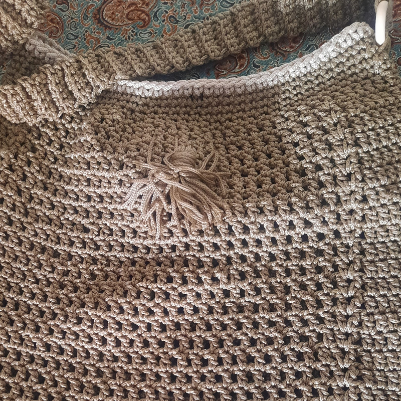 کیف بافتنی مدل قیطون کد56