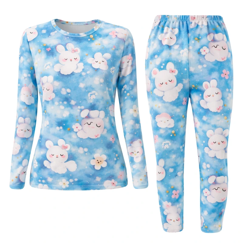 ست تی‌شرت آستین بلند و شلوار راحتی زنانه مدل آوید کد 166