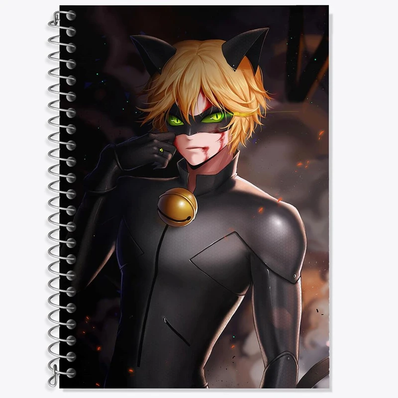 دفتر لغت 50 برگ خندالو مدل پسر گربه ای کد 25024