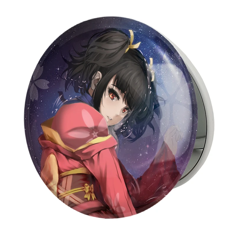 آینه جیبی خندالو طرح مومی انیمه کابانری (Kabaneri) مدل تاشو کد 36011