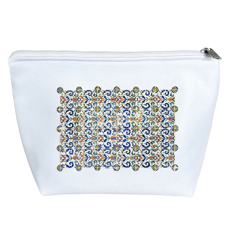 کیف لوازم آرایش دخترانه خندالو مدل کاشی کد 57