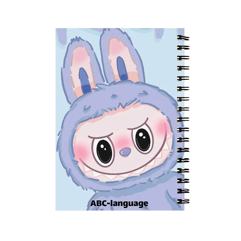 دفتر زبان 60 برگ مدل عروسک لبوبو کد 0658