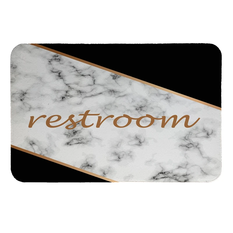 پادری  طرح Restroom کد 8665 سایز 80×50 سانتی متر