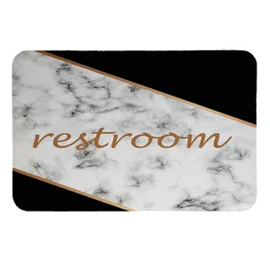 پادری  طرح Restroom کد 8665 سایز 50 × 70 سانتی متر