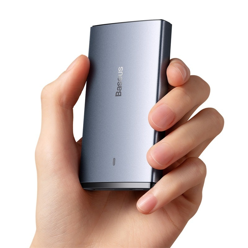 شارژر دیواری 65 وات بیسوس مدل GaN5 Pro Ultra-Slim به همراه کابل تبدیل USB-C