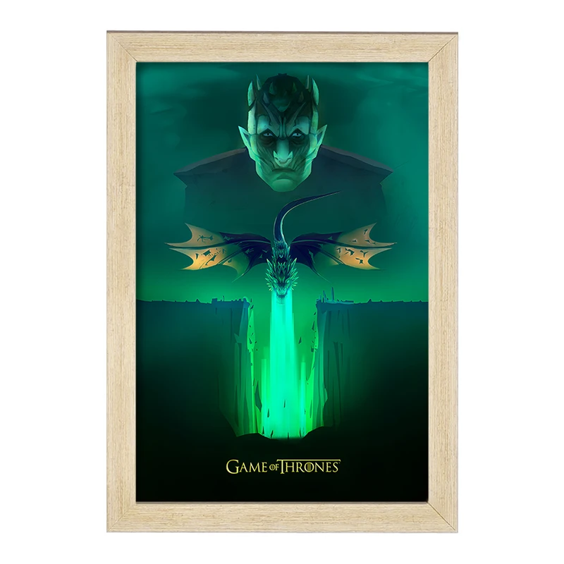 تابلو خندالو مدل بازی تاج و تخت (Game Of Thrones) کد F10154