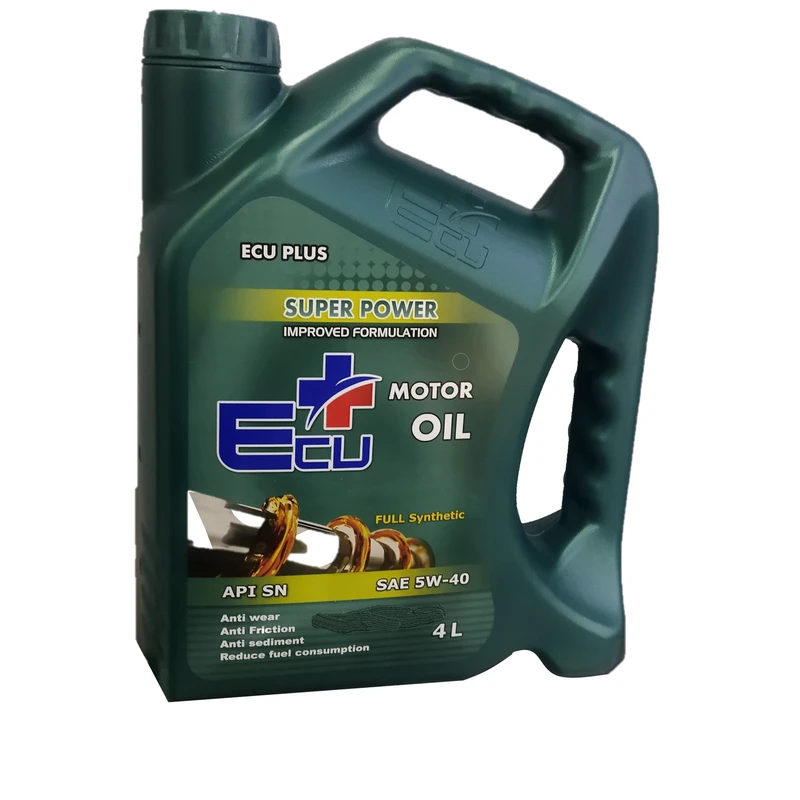 روغن موتور خودرو بنزینی، توربوشارژ،اکو پلاس مدل  SN 5W-40 حجم 4 لیتر