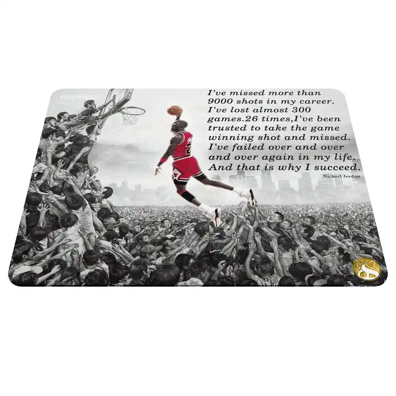 ماوس پد هومرو مدل A6367 طرح بیزینس و جملات انگیزشی