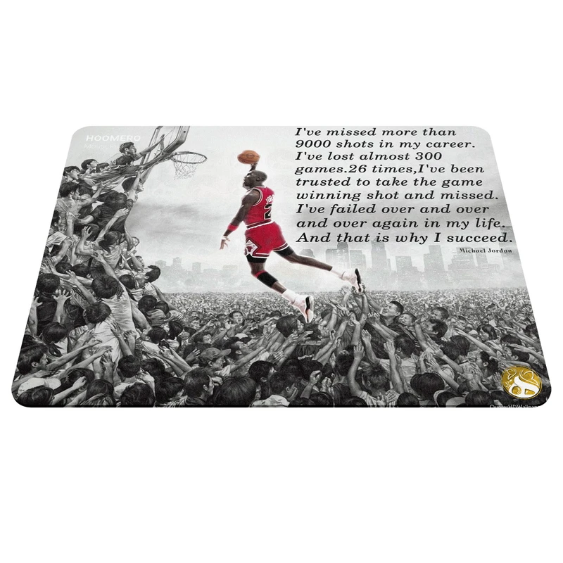 ماوس پد هومرو مدل A6367 طرح بیزینس و جملات انگیزشی