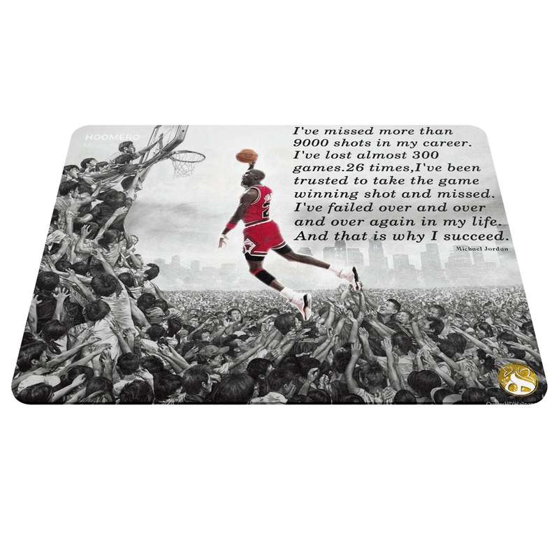 ماوس پد هومرو مدل A6367 طرح بیزینس و جملات انگیزشی