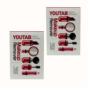 دستمال پاک کننده آرایش صورت یوتاب مدل Antiallergic مجموعه 2 عددی