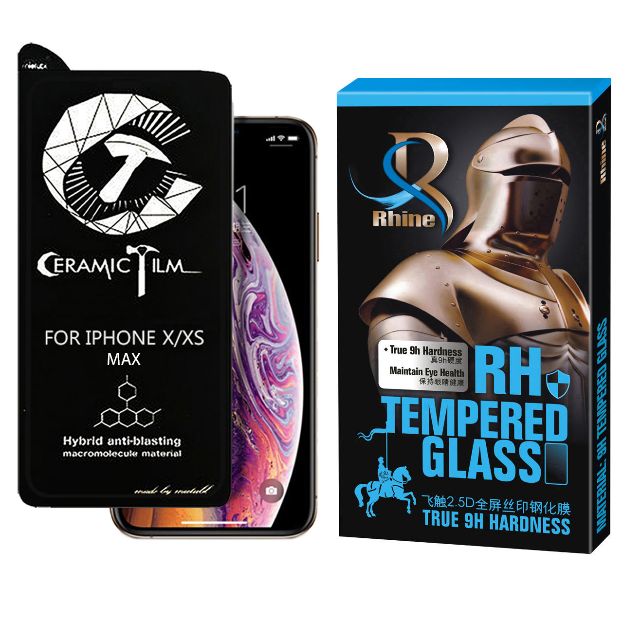 راهنمای خرید اینترنتی محافظ صفحه نمایش سرامیکی راین مدل CER_R مناسب برای گوشی موبایل اپل Iphone XS MAX