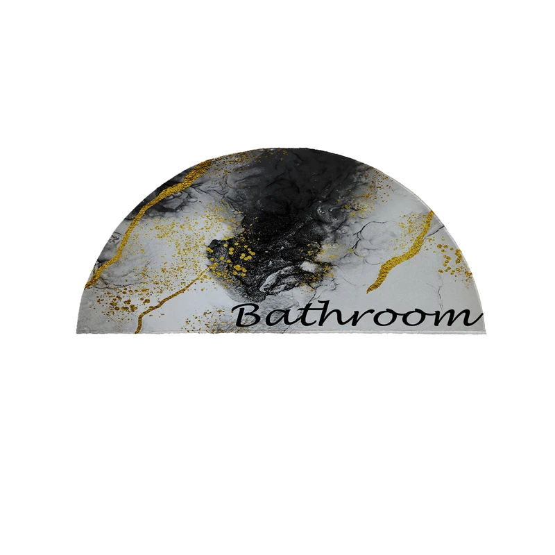  پادری مدل نیم دایره طرح حمام کد 8759 سایز 90×45 سانتی متر