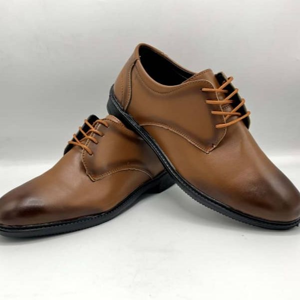 کفش مردانه مدل سبلان دو رنگ عسلی -  - 3