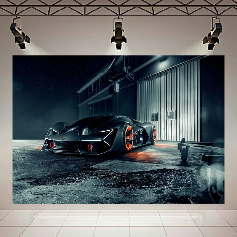 پوستر طرح ماشین مدل Lamborghini Terzo Millennio کد AR15570