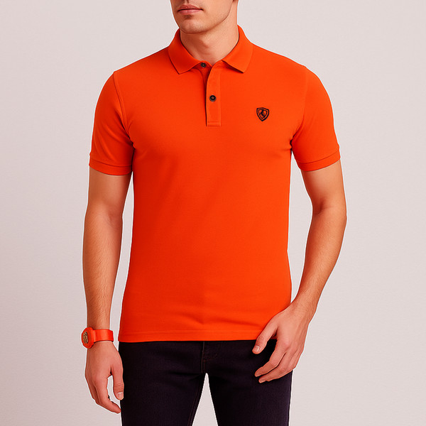 پولوشرت آستین کوتاه مردانه آریان نخ باف مدل 1842