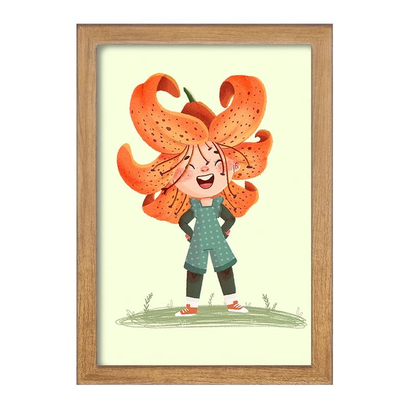 تابلو خندالو مدل دخترانه فانتزی کد 25721