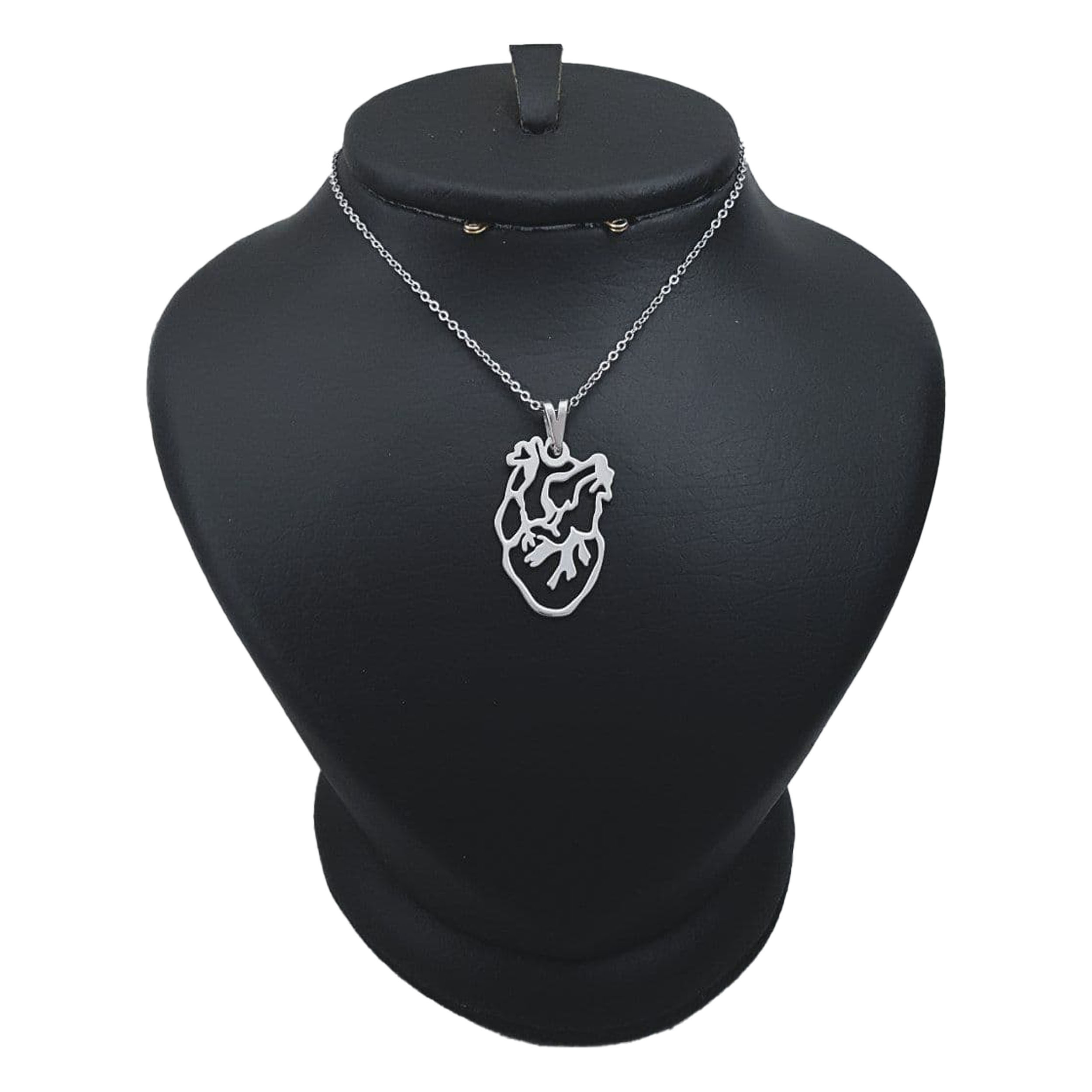 گردنبند نقره زنانه ترمه ۱ طرح قلب کد mas 00652