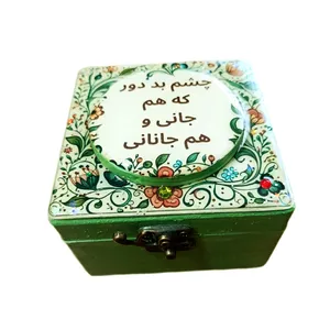 صندوق چوبی مدل شعر